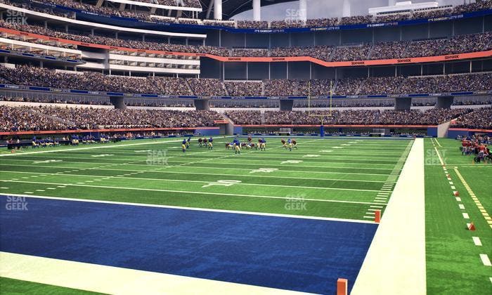 SoFi Stadium - Section 124 Wc Seat View