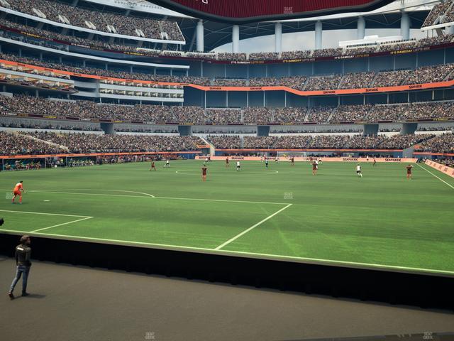 SoFi Stadium - Section 124 Wc Seat View