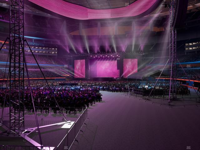 SoFi Stadium - Section 124 Wc Seat View SoFi Stadium - Section 124 Wc Seat View