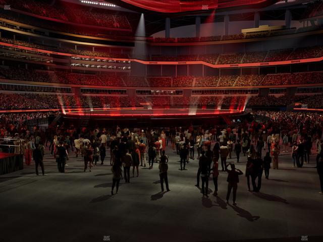 SoFi Stadium - Section 124 Wc Seat View