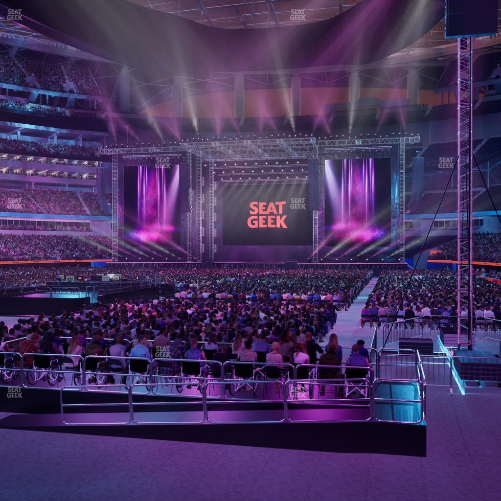 SoFi Stadium - Section 124 Wc Seat View