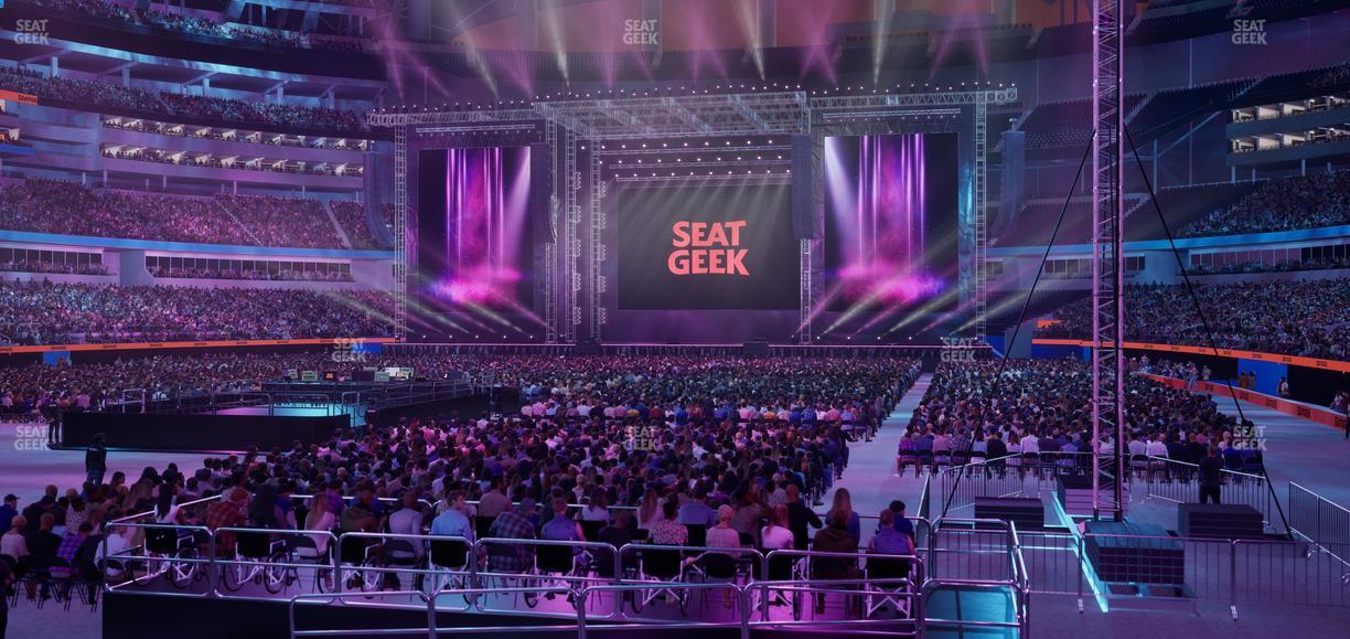 SoFi Stadium - Section 124 Wc Seat View