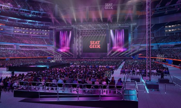 SoFi Stadium - Section 124 Wc Seat View