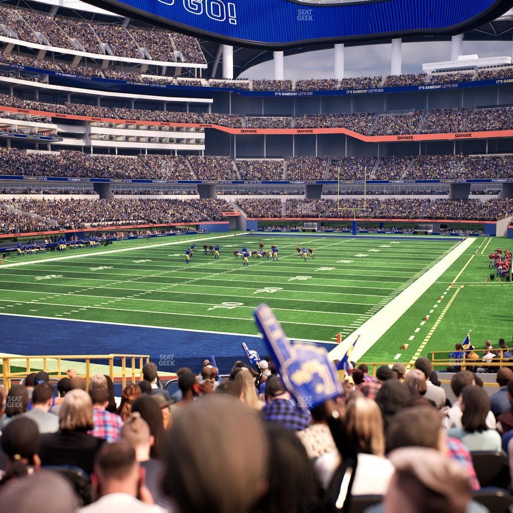 SoFi Stadium - Section 124 Seat View
