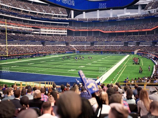 SoFi Stadium - Section 124 Seat View
