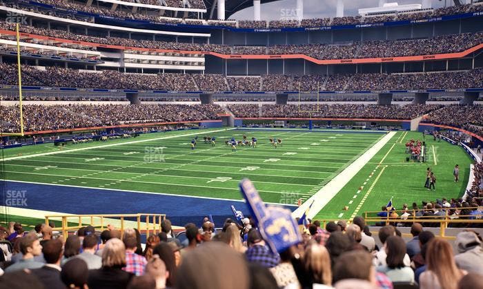 SoFi Stadium - Section 124 Seat View