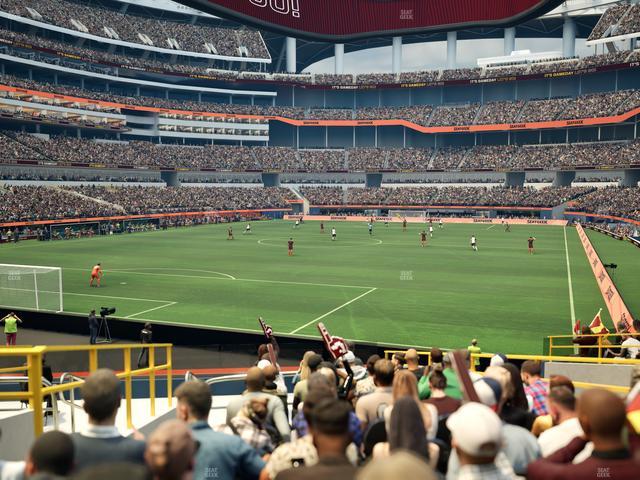 SoFi Stadium - Section 124 Seat View