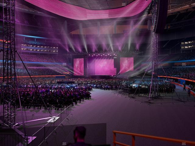 SoFi Stadium - Section 124 Seat View