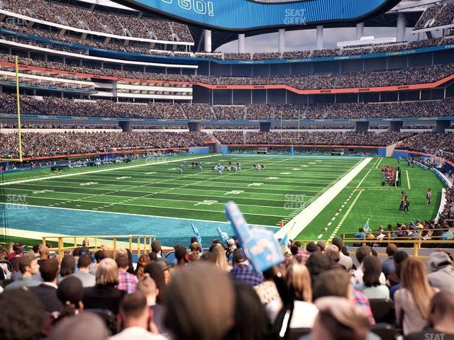 SoFi Stadium - Section 124 Seat View