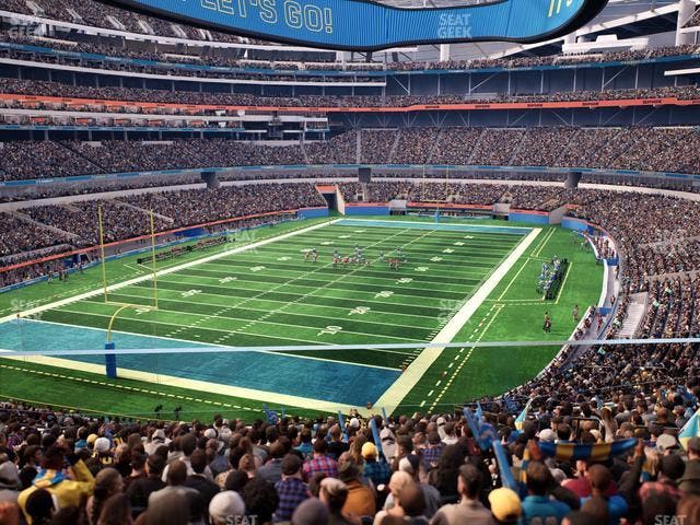 SoFi Stadium - Section 210 Wc Seat View