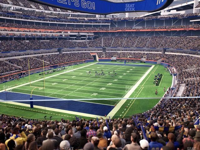 SoFi Stadium - Section 210 Wc Seat View