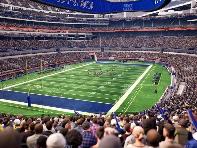 SoFi Stadium - Section 210 Seat View