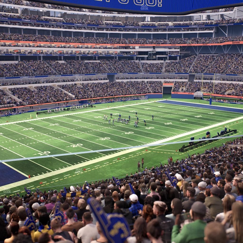 SoFi Stadium - Section 213 Wc Seat View