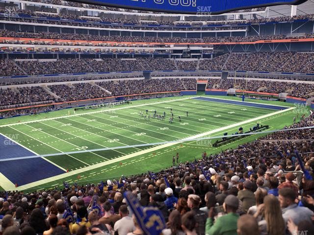 SoFi Stadium - Section 213 Wc Seat View