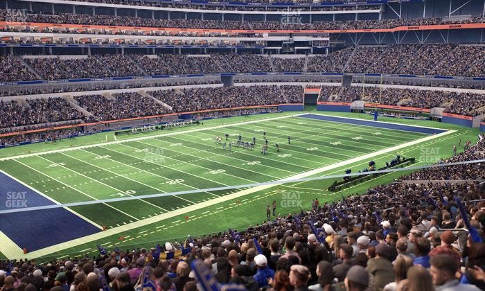 SoFi Stadium - Section 213 Wc Seat View