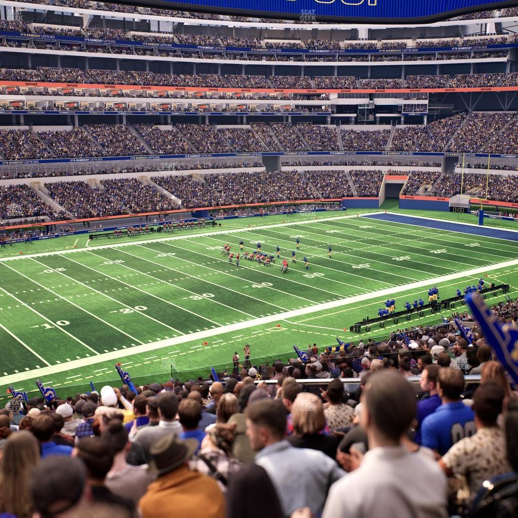 SoFi Stadium - Section 214 Seat View