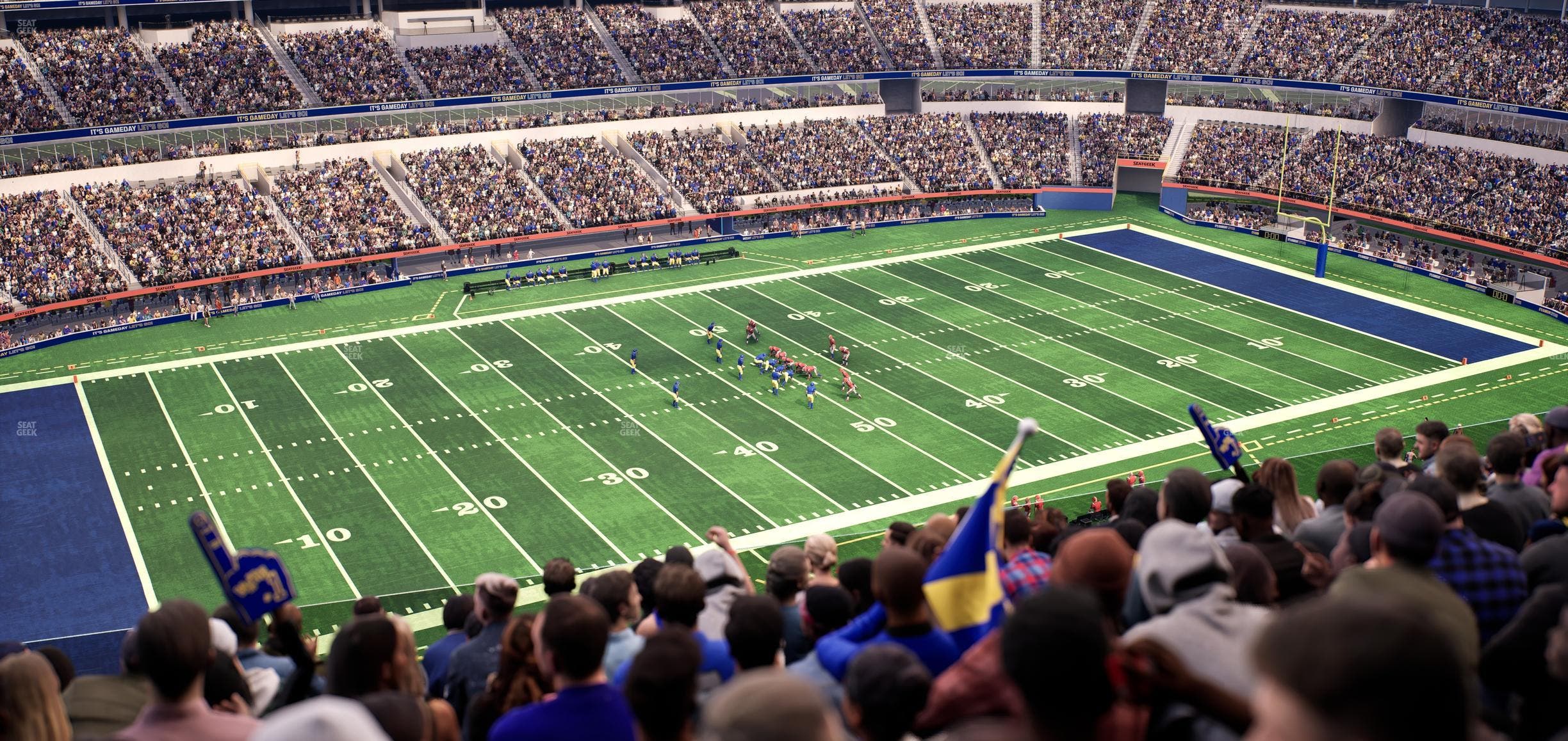 SoFi Stadium - Section 345 Seat View