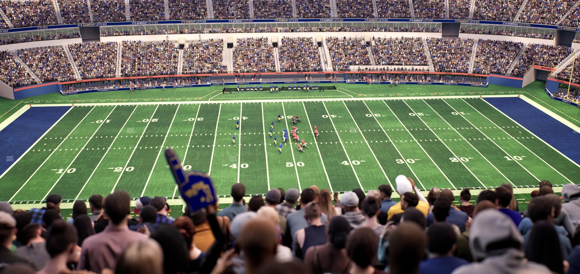 SoFi Stadium - Section 349 Seat View