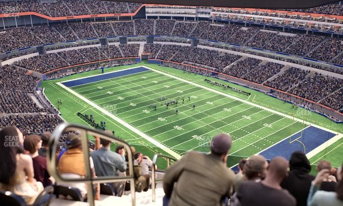 SoFi Stadium - Section 400 Level Sro Seat View