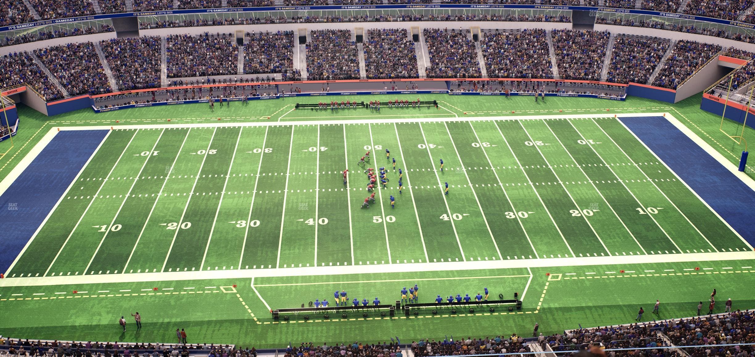 SoFi Stadium - Section 414 Wc Seat View