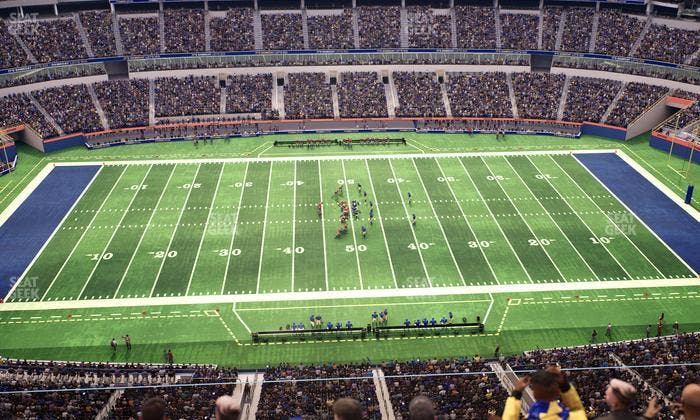 SoFi Stadium - Section 414 Wc Seat View