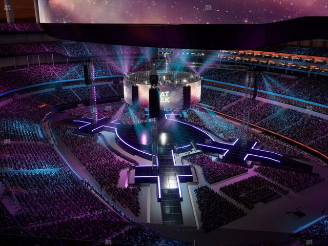 SoFi Stadium - Section 424 Wc Seat View