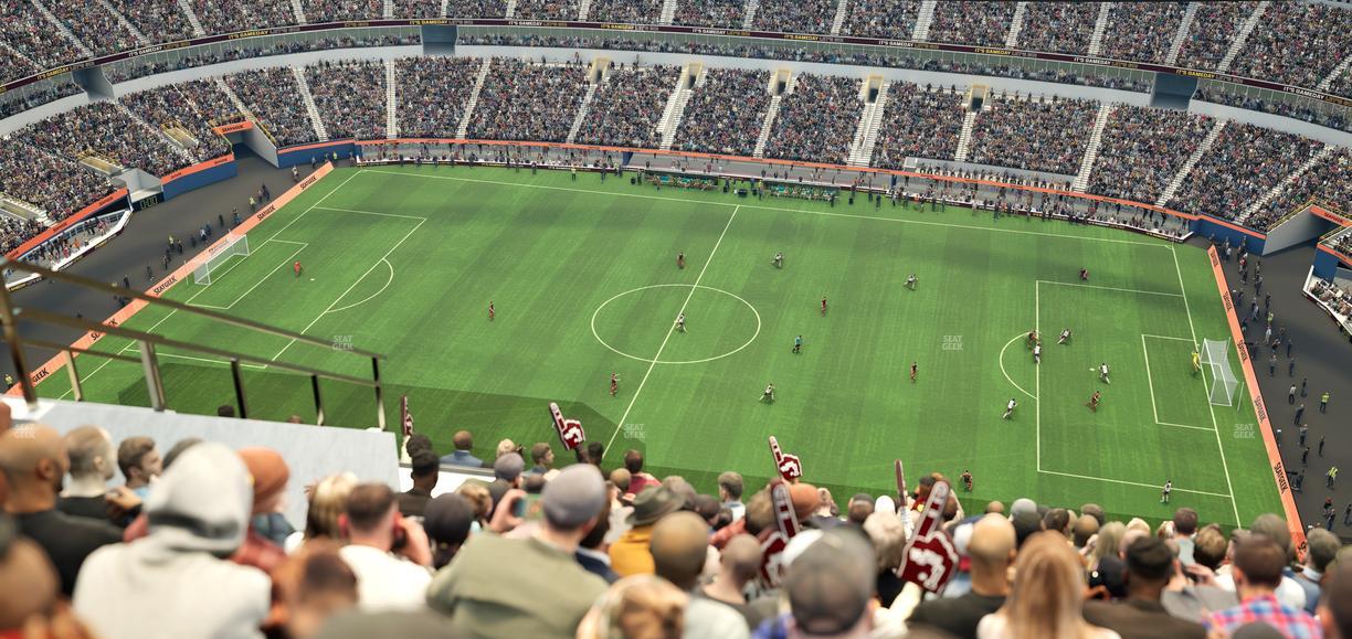 SoFi Stadium - Section 542 Seat View