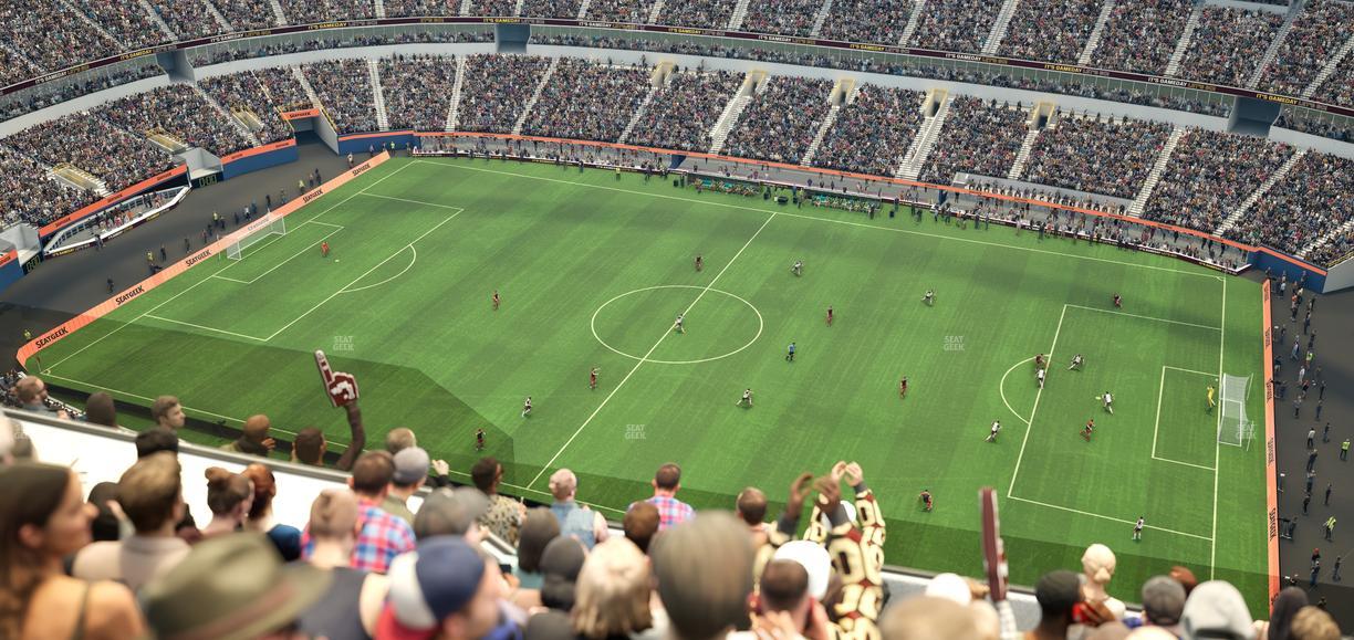 SoFi Stadium - Section 543 Seat View