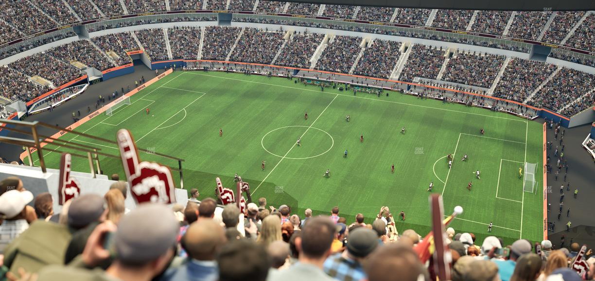 SoFi Stadium - Section 543 Seat View