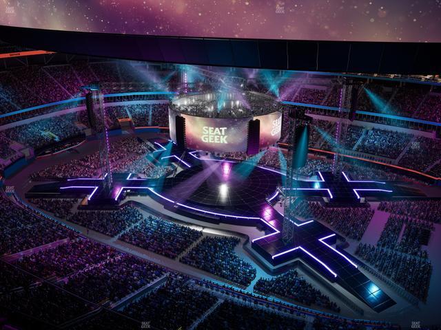 SoFi Stadium - Section 544 Seat View