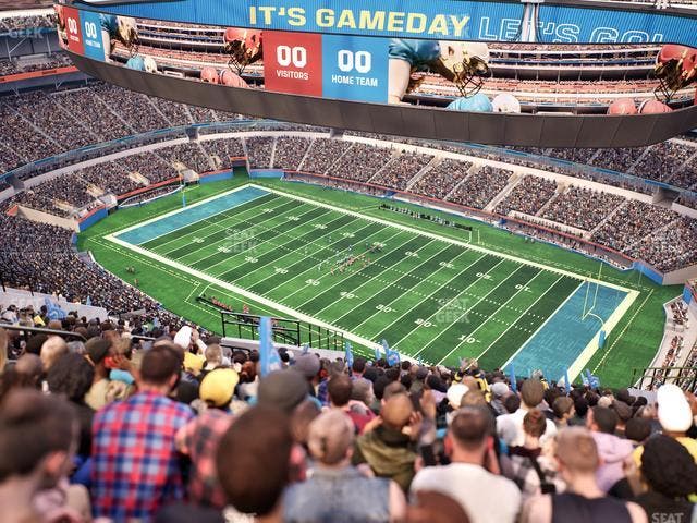SoFi Stadium - Section 546 Seat View