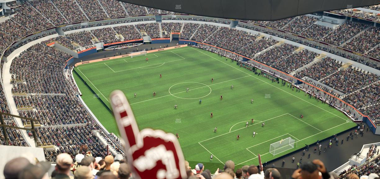 SoFi Stadium - Section 550 Seat View