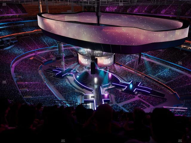 SoFi Stadium - Section 550 Seat View