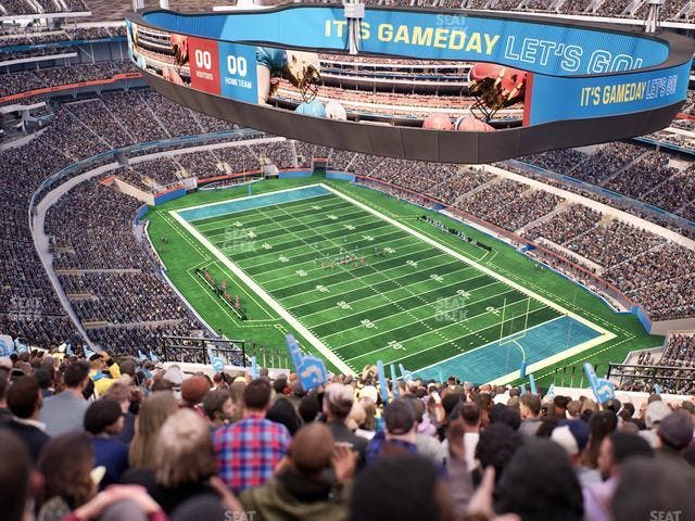 SoFi Stadium - Section 550 Seat View
