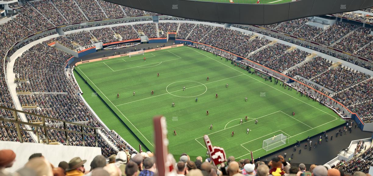 SoFi Stadium - Section 550 Seat View