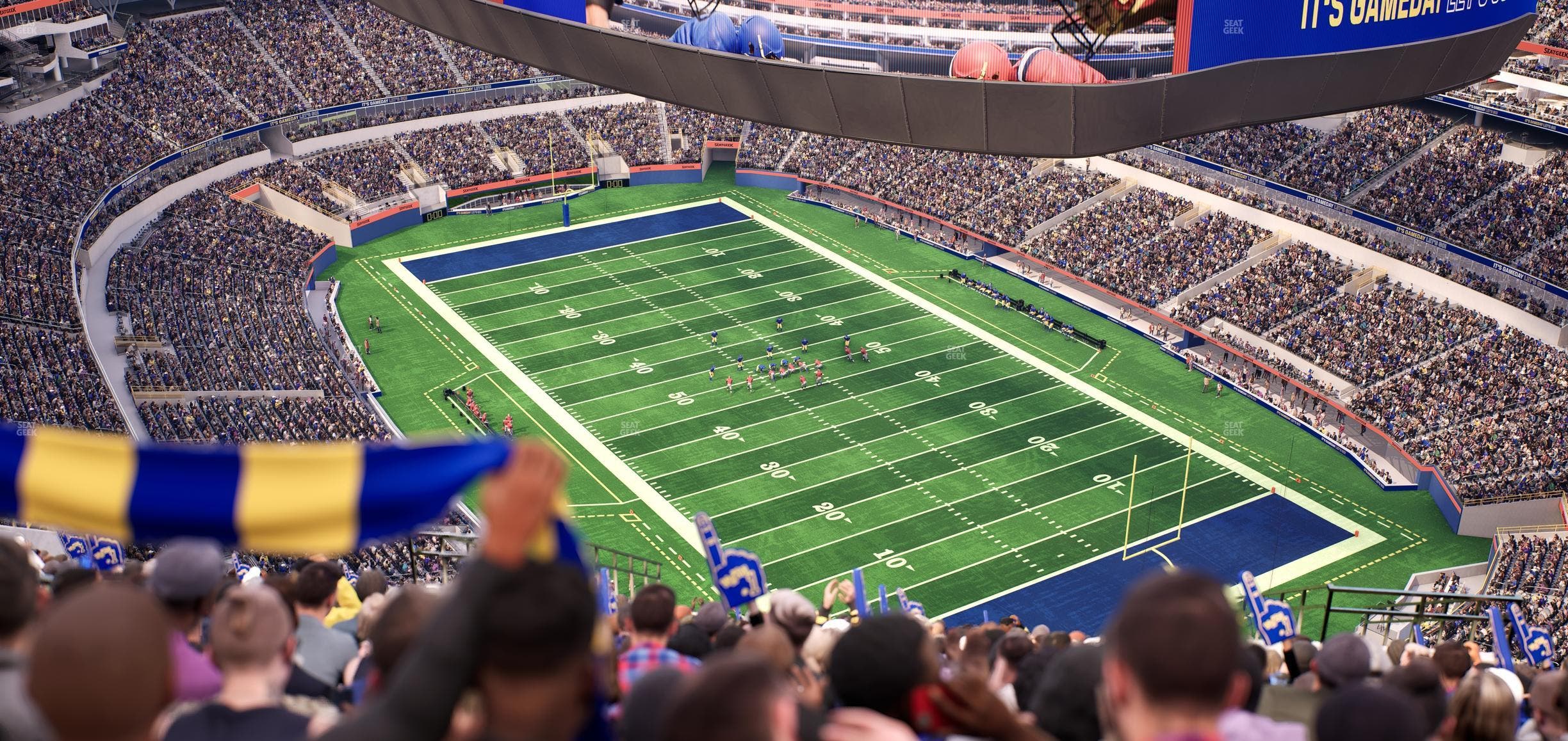 SoFi Stadium - Section 550 Seat View