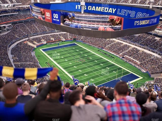 SoFi Stadium - Section 550 Seat View