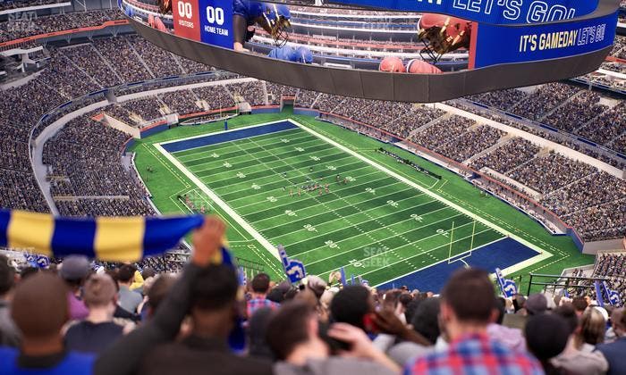 SoFi Stadium - Section 550 Seat View