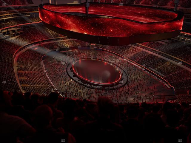 SoFi Stadium - Section 551 Seat View