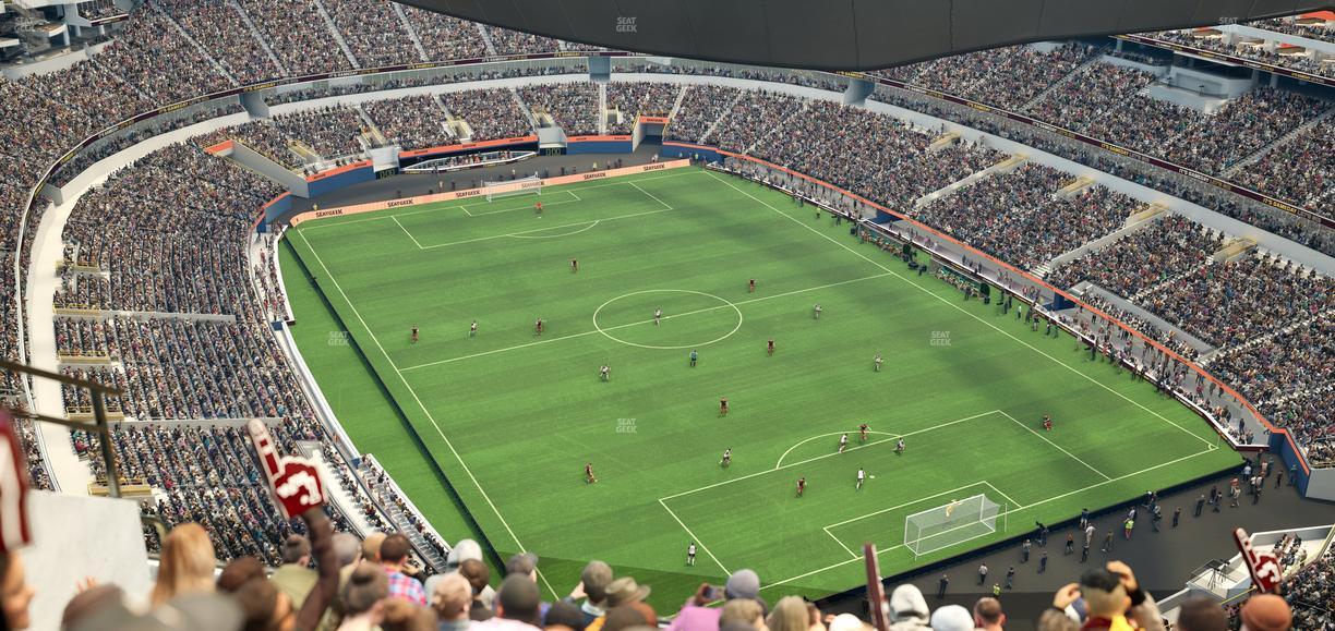 SoFi Stadium - Section 551 Seat View