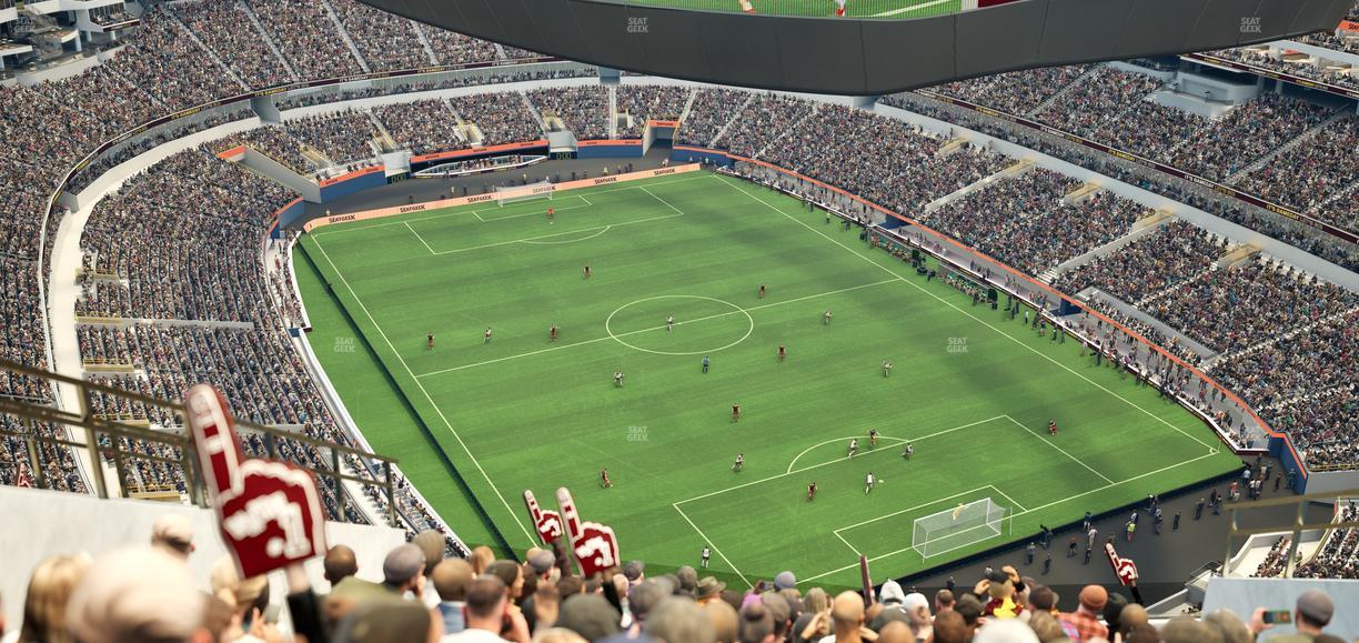 SoFi Stadium - Section 551 Seat View