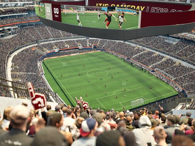 SoFi Stadium - Section 551 Seat View