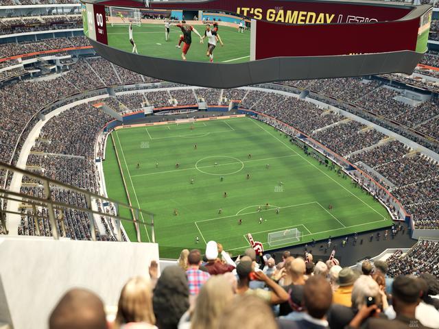 SoFi Stadium - Section 553 Seat View