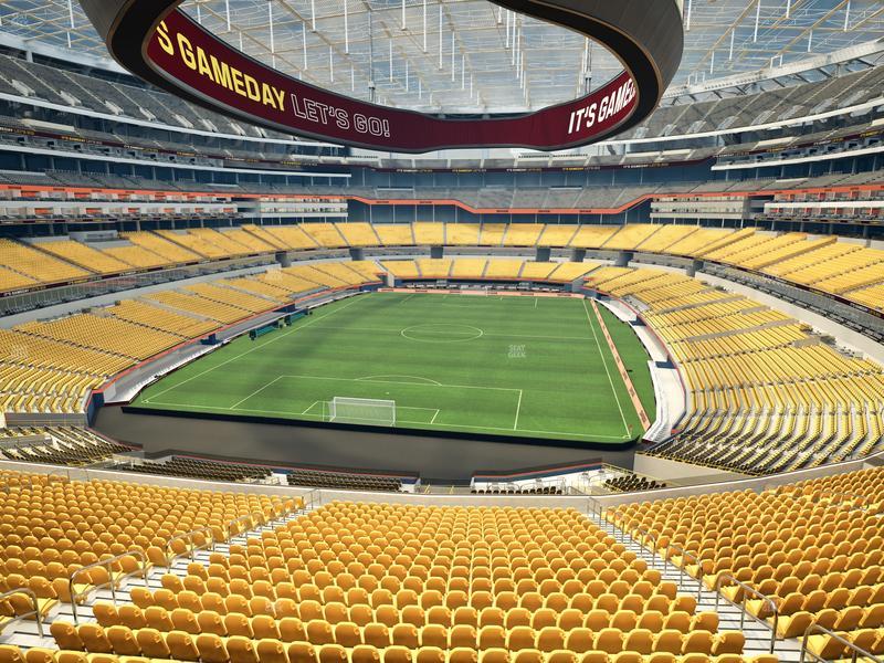 Category 1 seat view at SoFi Stadium