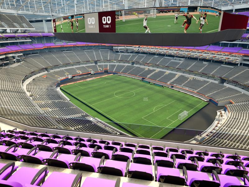 Category 2 seat view at SoFi Stadium