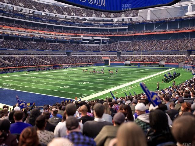 SoFi Stadium - Section Club 106 Seat View