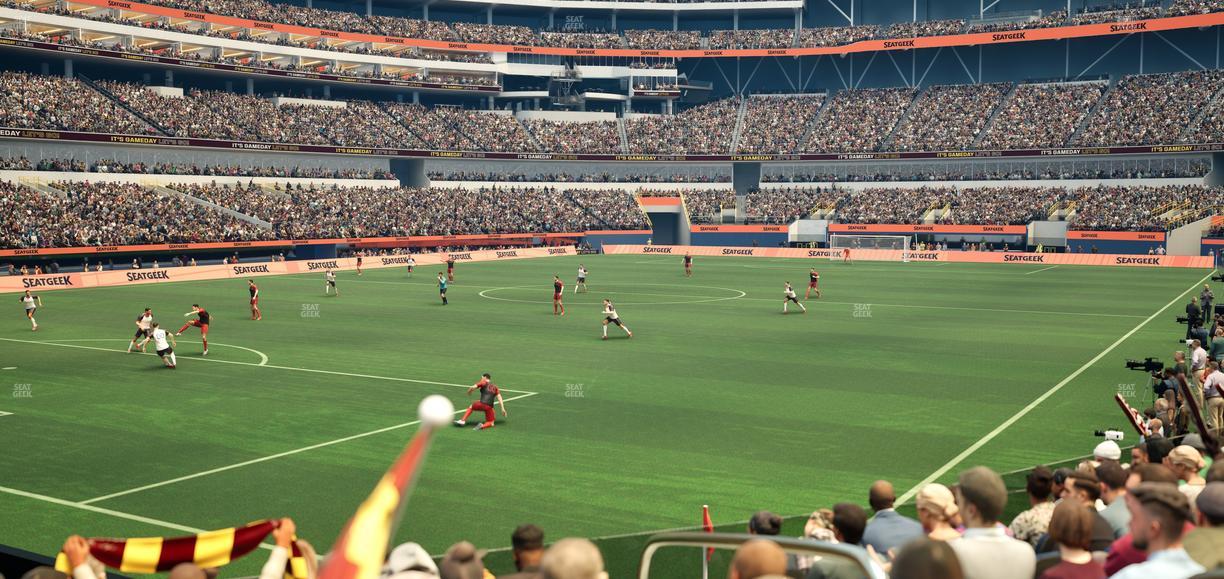 SoFi Stadium - Section Club 106 Seat View