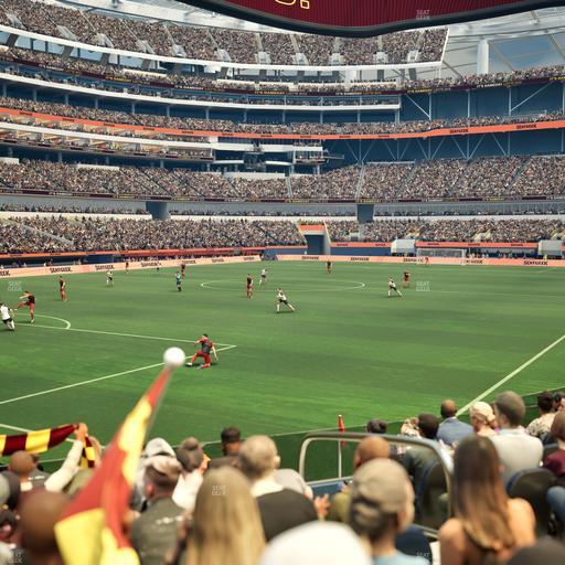 SoFi Stadium - Section Club 106 Seat View