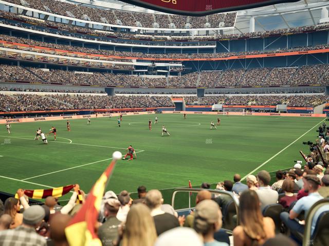 SoFi Stadium - Section Club 106 Seat View