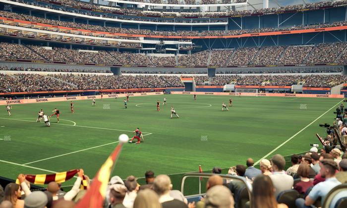 SoFi Stadium - Section Club 106 Seat View